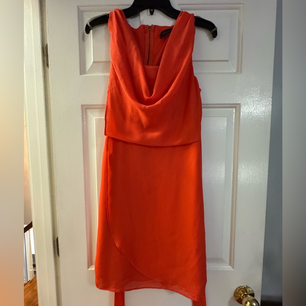 The Limited Orange Sleeveless Dress